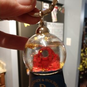 Dooney snow globe key fob
